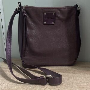 Calvin Klein Deep Purple Crossbody Bag